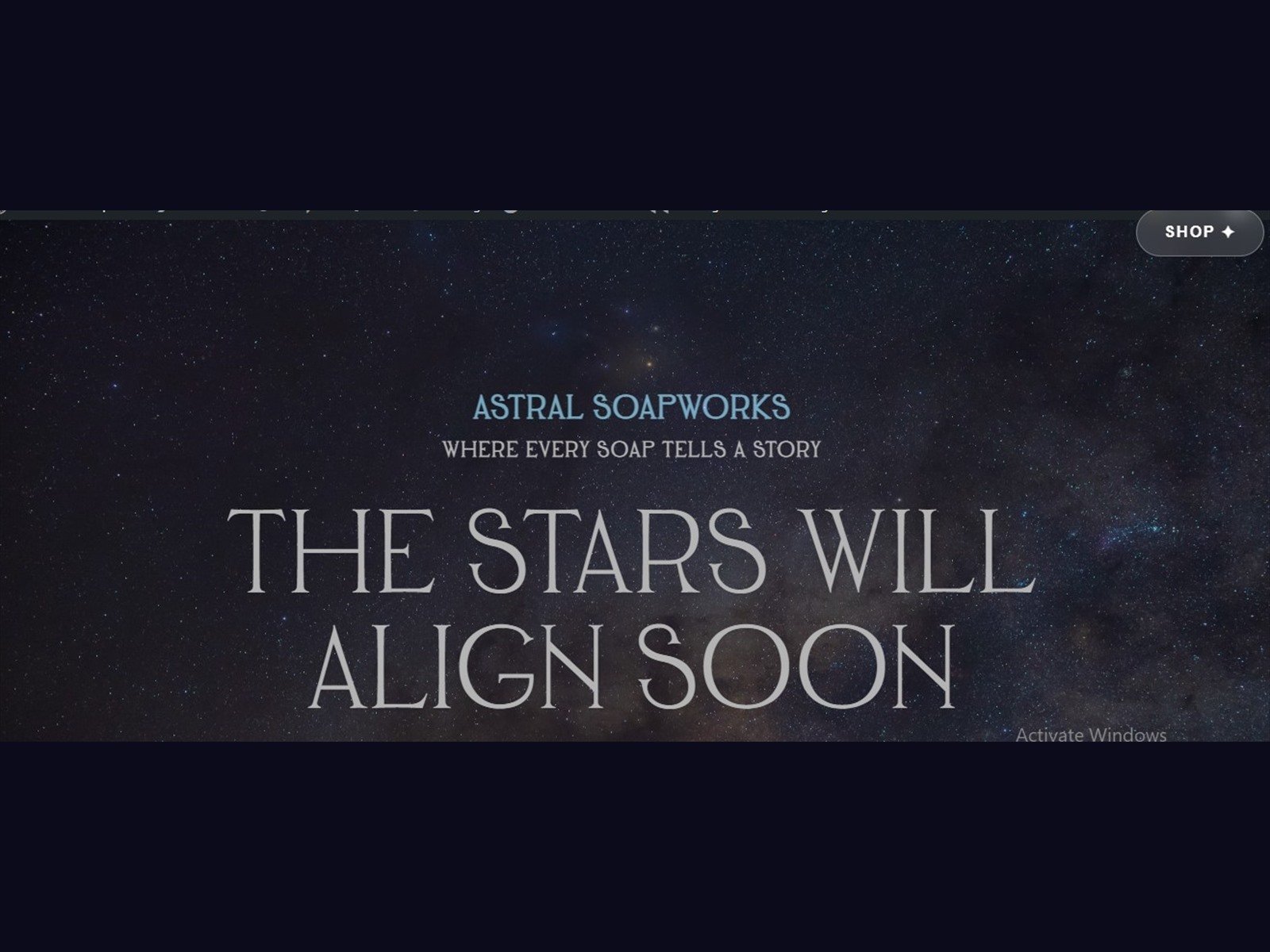 Astral Soapworks — Shopify Store Launch & WordPress Integration