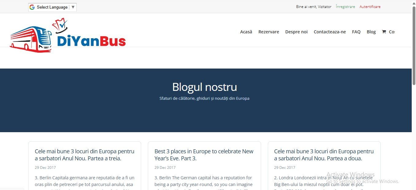 Diyanbus / EuropBus — Legacy ASP.NET Rebuild & .NET 10 Migration