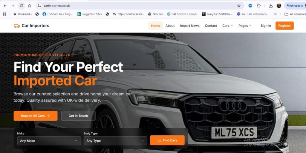 Car Importers UK — Vehicle Marketplace