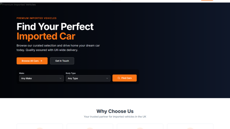 Car Importers UK — Headless Next.js Marketplace